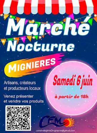 Mignières // Marché nocturne